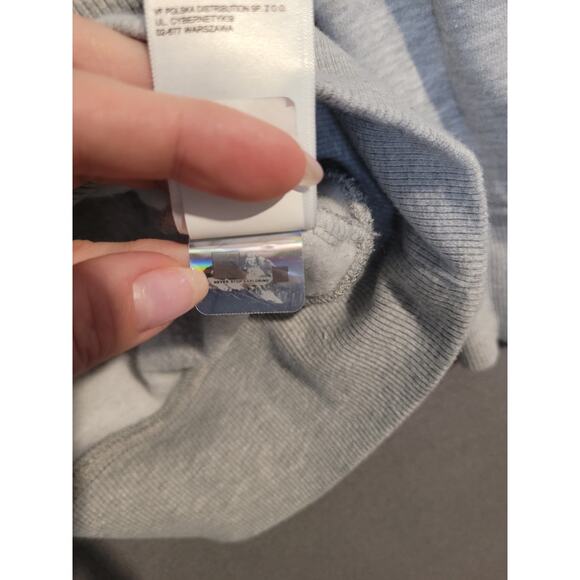 The North Face Women’s M Half Dome Hoodie Light Grey Heather Black Logo EUC - Picture 12 of 12